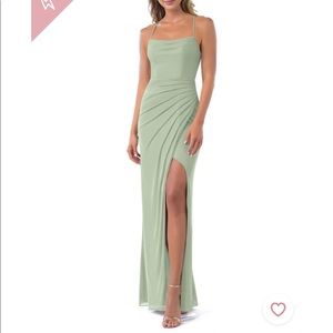 Azazie Kalea in Dusty Sage - Size A4